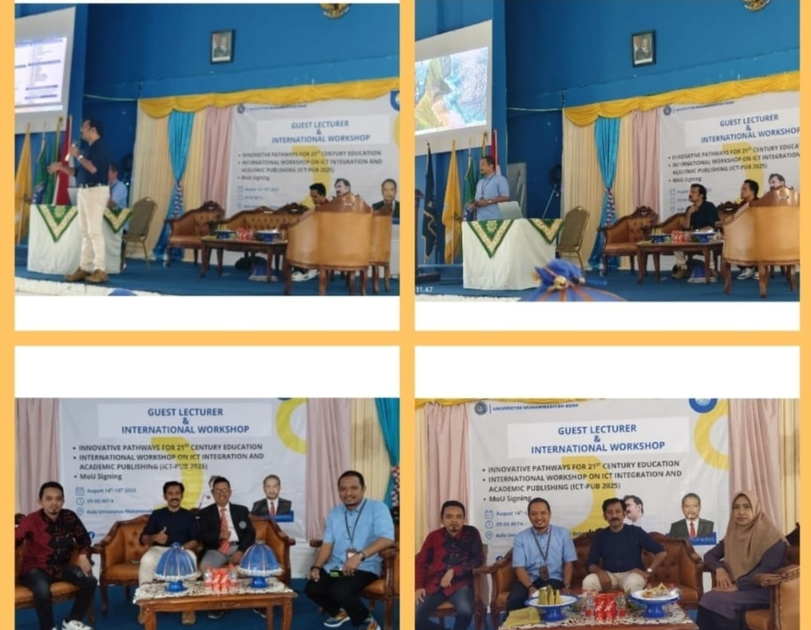 UNIM Bone Gelar Guest Lecture dan International Workshop, Perkuat Kerjasama Global dengan India