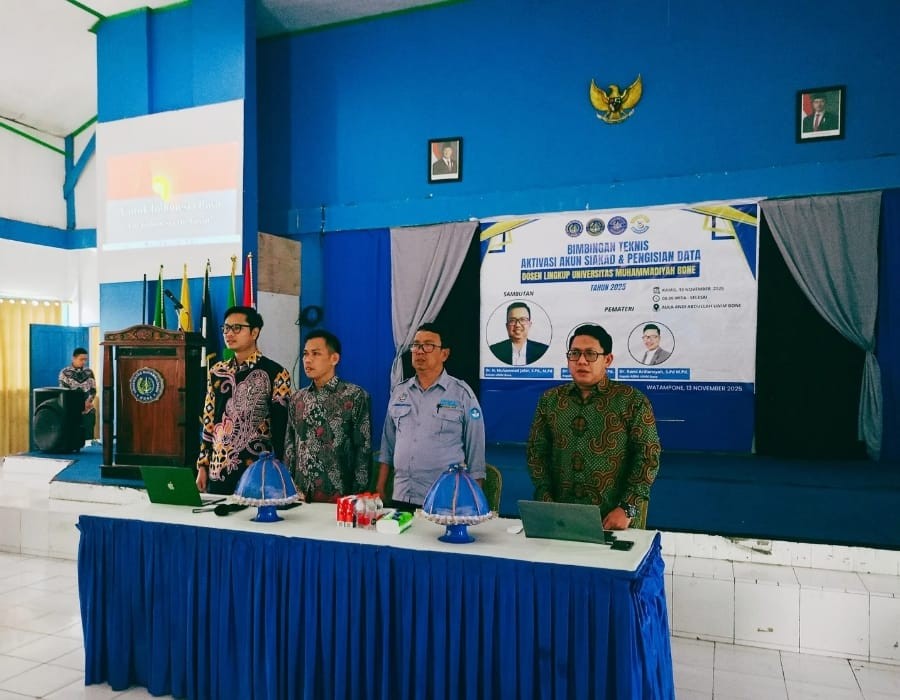 Universitas Muhammadiyah Bone Gelar Bimtek, Perkuat Digitalisasi SIAKAD dan Kompetensi Dosen